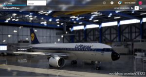 MSFS 2020 A320neo Livery Mod: 8K Lufthansa-Retro-70/80 (Image #3)