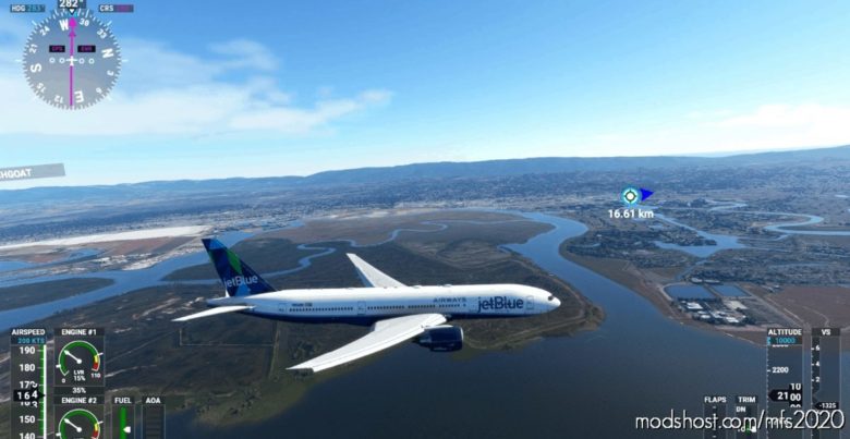 MSFS 2020 Boeing Livery Mod: 777-Jetblue (Featured)