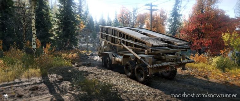 SnowRunner Truck Mod: RNG TX Bridge Layer V (Featured)