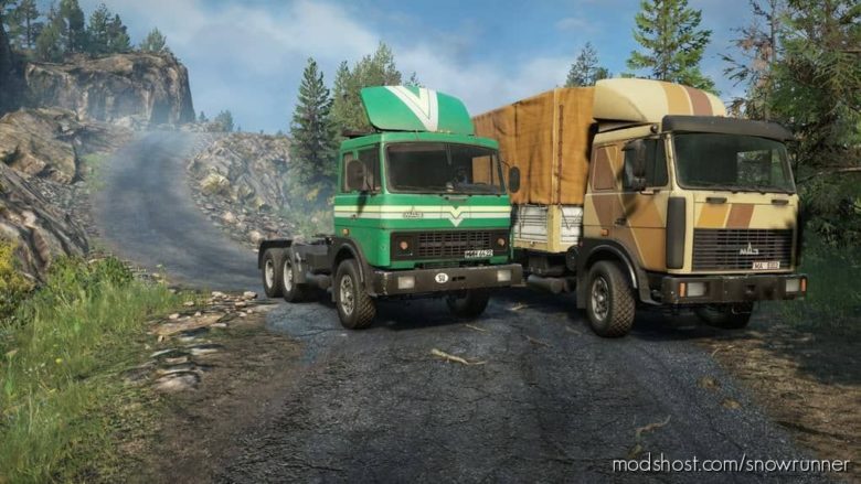 SnowRunner MAZ Truck Mod: Super MAZ Pack V1.1.0 (Featured)