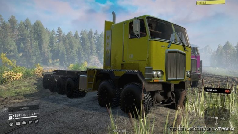 SnowRunner Truck Mod: Keny K100 Twinsteer 12×12 V2.1 (Featured)