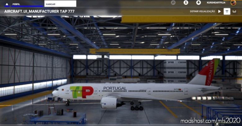 MSFS 2020 777-200ER Livery Mod: 777-TAP (Featured)