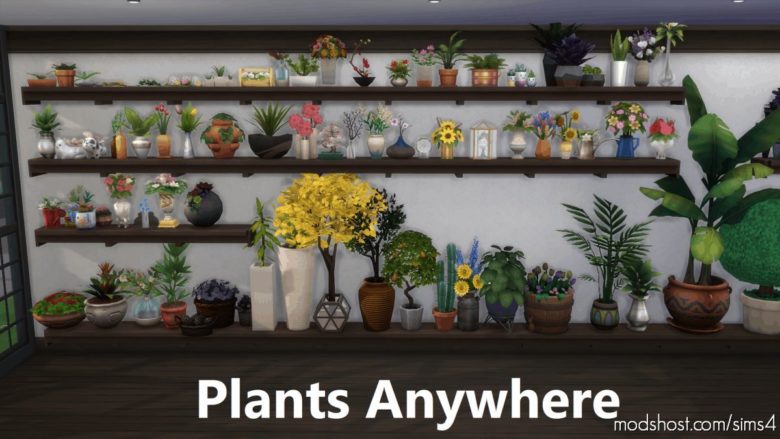 Sims 4 Mod: Clutter Anywhere Part Five – Plants (Featured)