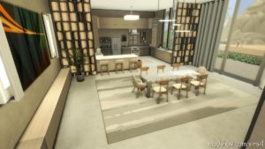 Sims 4 House Mod: Super Modern Mansion – NO CC (Image #2)