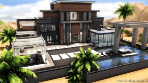 Sims 4 House Mod: Super Modern Mansion – NO CC (Image #11)