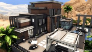 Sims 4 House Mod: Super Modern Mansion – NO CC (Image #14)