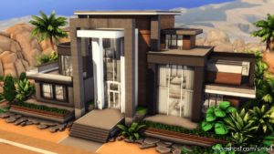 Sims 4 House Mod: Super Modern Mansion – NO CC (Image #19)