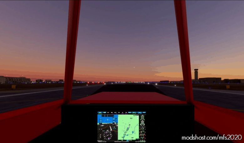 MSFS 2020 Aircraft Mod: Semi Custom Cockpit LOW Poly Plane V1.1 (Featured)