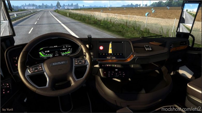 ETS2 DAF Interior Mod: Dashboard Light DAF XG 2021 Pack (Featured)