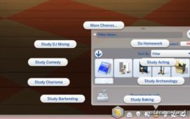 Sims 4 Mod: Skilled Homework For Teens And Children Mod (TS4) (Image #3)