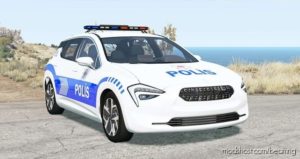 BeamNG Cherrier Car Mod: FCV Turkish Police V1.3 (Featured)