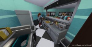 Sims 4 House Mod: Burgertime Diner (Image #11)