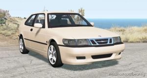 BeamNG Saab Car Mod: 9-3 Aero Coupe 1999 (Featured)