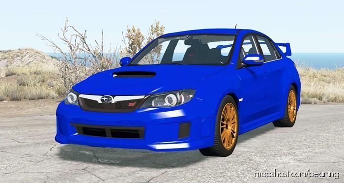 BeamNG Car Mod: Subaru Impreza WRX STI Sedan 2010 (Featured)