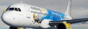 MSFS 2020 A32NX Mod: Vueling Disney Livery 8K (Image #2)