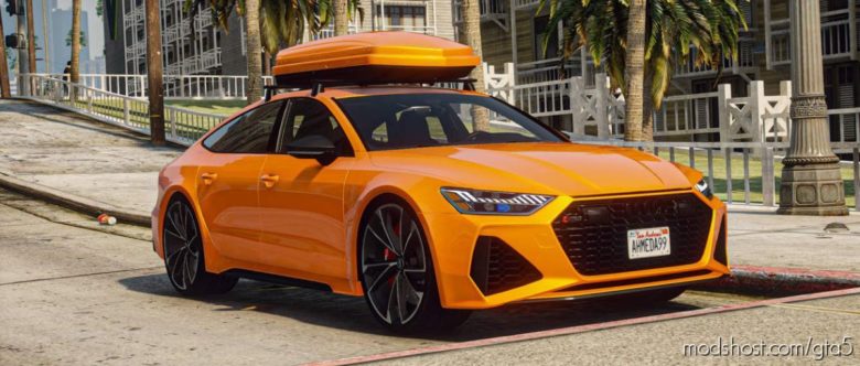 GTA 5 Audi Vehicle Mod: 2020 Audi RS7 Sportback (C8) (Featured)