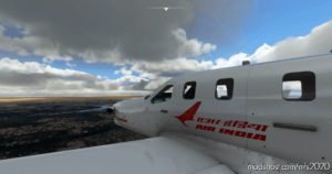 MSFS 2020 India Livery Mod: TBM930 AIR India V1.2 (Image #3)