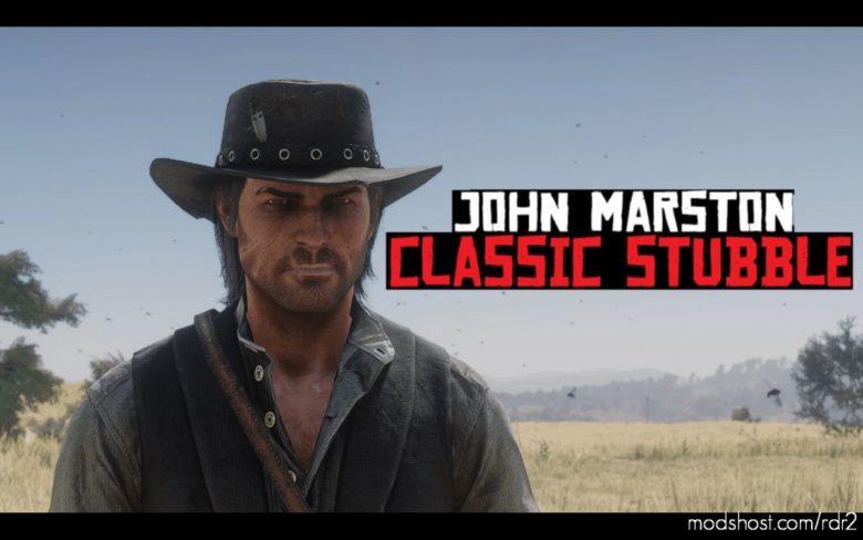 RDR2 Player Mod: John Marston Classic Stubble (Featured)