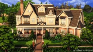 Sims 4 Mod: Victorian Manor House – NO CC (Image #7)