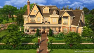 Sims 4 Mod: Victorian Manor House – NO CC (Image #20)