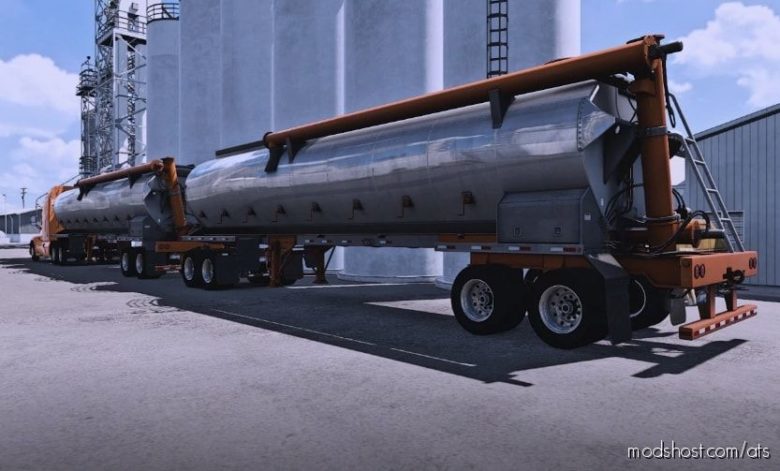 ATS Mod: SCS Bulkfeed Trailer Double Ownable (Featured)