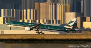 MSFS 2020 Boeing Livery Mod: Cs-B777-300Er Cathay Pacific The Spirit Of Hong Kong B-Kpb Ultra – By Danr V1.1 (Image #2)