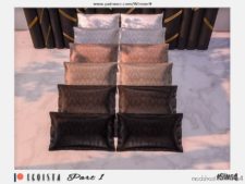 Sims 4 Object Mod: Egoista Pillows Satin (Featured)