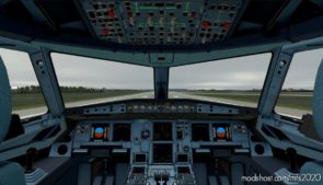 MSFS 2020 Airbus Mod: A32NX Cockpit Blue Version (Featured)