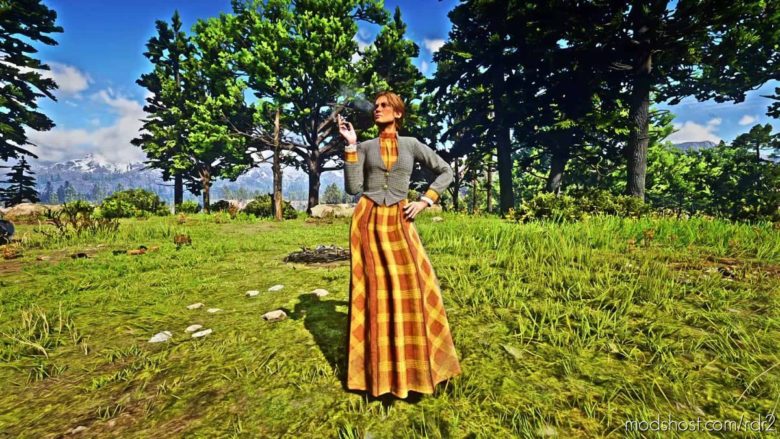 RDR2 Mod: Sadie Adler In Mary Linton’s Outfits (Featured)