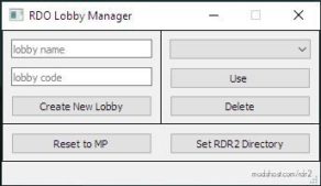 RDR2 Mod: RDO Lobby Manager (Featured)