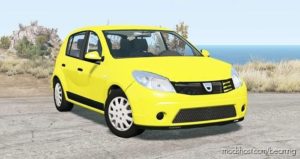 BeamNG Dacia Car Mod: Sandero Laureate 2008 (Featured)