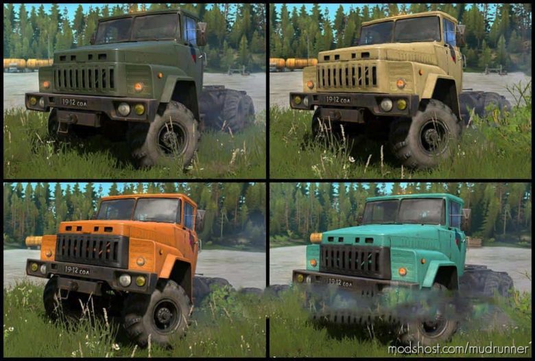 MudRunner Kraz Mod: Textures For Kraz-260 (Featured)