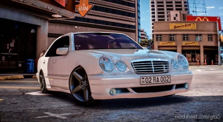 GTA 5 Mercedes-Benz Vehicle Mod: E Class W210 (Featured)