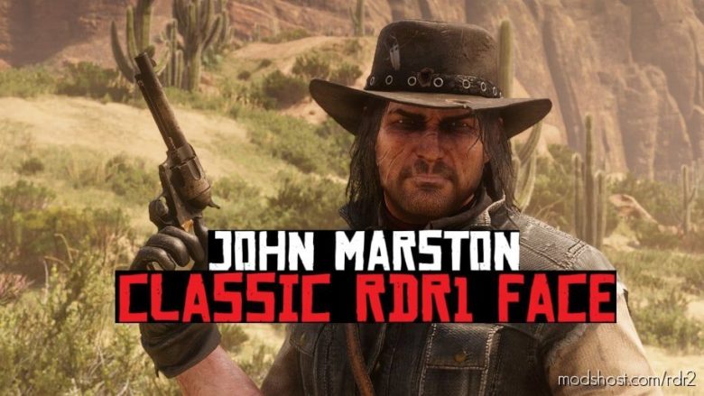 RDR2 Player Mod: John Marston Classic RDR1 Face (Featured)