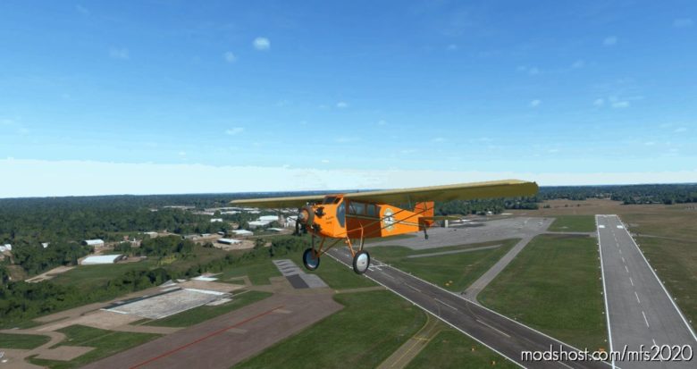 MSFS 2020 Aircraft Mod: Curtiss J1 Robin (Working Gauges) (Featured)