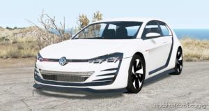 BeamNG Volkswagen Car Mod: Design Vision GTI 2013 (Featured)