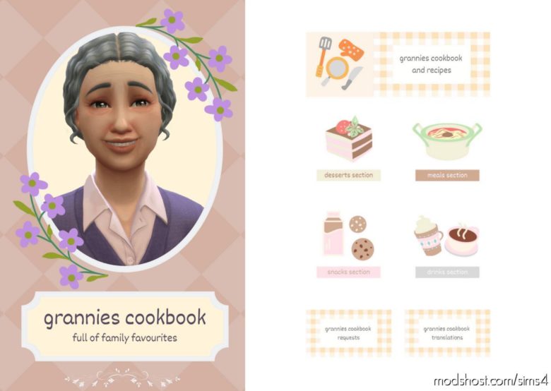 Sims 4 Mod: Grannies Cookbook (Latest) (Featured)