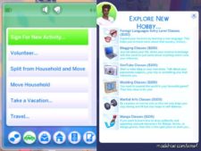 Sims 4 Mod: Interactive Teen Hobbies V1.2 (Image #3)