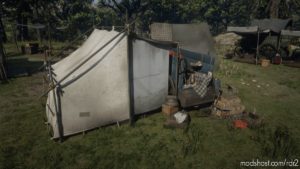 RDR2 Mod: Alternate Tent For Arthur (Horseshoe Overlook) (Image #3)