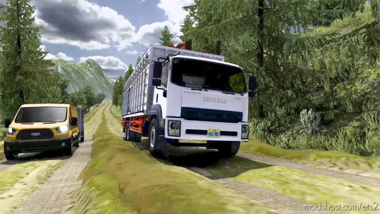 ETS2 Isuzu Mod: Forward 2000 FTR Truck Mod By Alcides Espino 1.41.X (Featured)