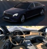 ATS Mercedes-Benz Car Mod: W222 S-Class S-400D V4.1 1.40 - 1.41 (Image #3)