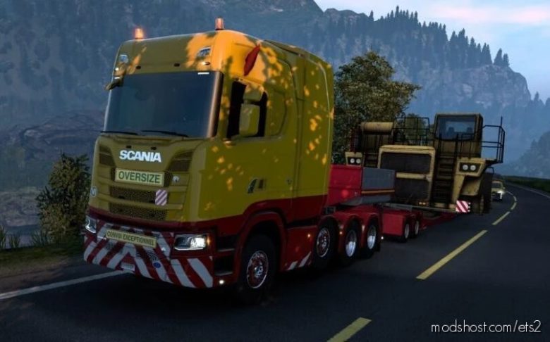 ETS2 Trailer Mod: 100 T Special Transports 1.40 (Featured)