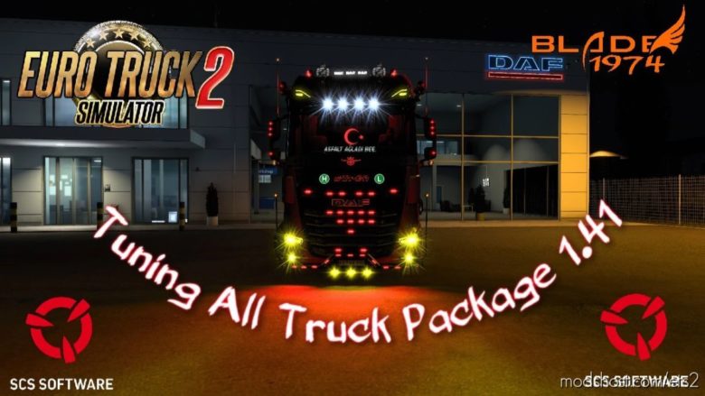 ETS2 Hella Part Mod: Tuning ALL Truck Package 1.41.X (Featured)