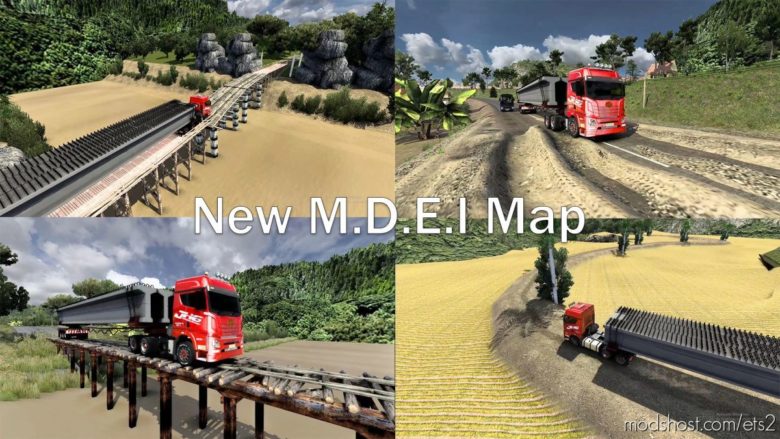 ETS2 Mod: NEW M.d.e.i Map Save Game Profile 1.30 - 1.40 (Featured)