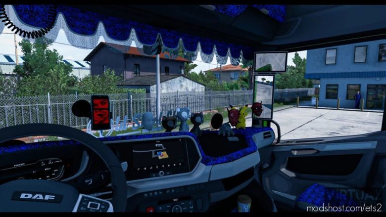 ETS2 DAF Mod: Interior Addons NEW DAF XG And XG+ 1.41.X (Featured)