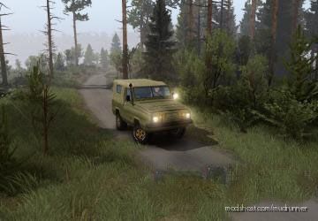 MudRunner UAZ Car Mod: -3907 “Jaguar” Mod (Featured)