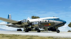 MSFS 2020 DC-6B Livery Mod: Flying Bulls DC-6B V5-Ncf 2000 (Image #3)