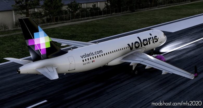 MSFS 2020 A32NX Mod: Ultra 8K Volaris Xa-Vrg A32NX Livery (Featured)