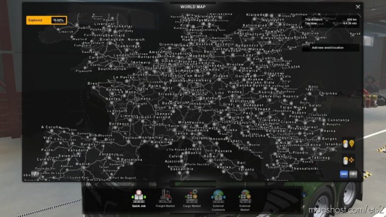 ETS2 Mod: Promods World Map FAR Zoom (Featured)