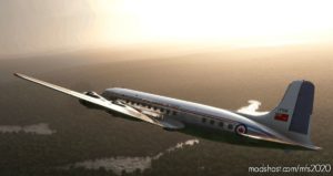 MSFS 2020 DC-6B Livery Mod: Pmdg DC-6B – Royal Canadian AIR Force (Rcaf) (1960S) (Image #3)